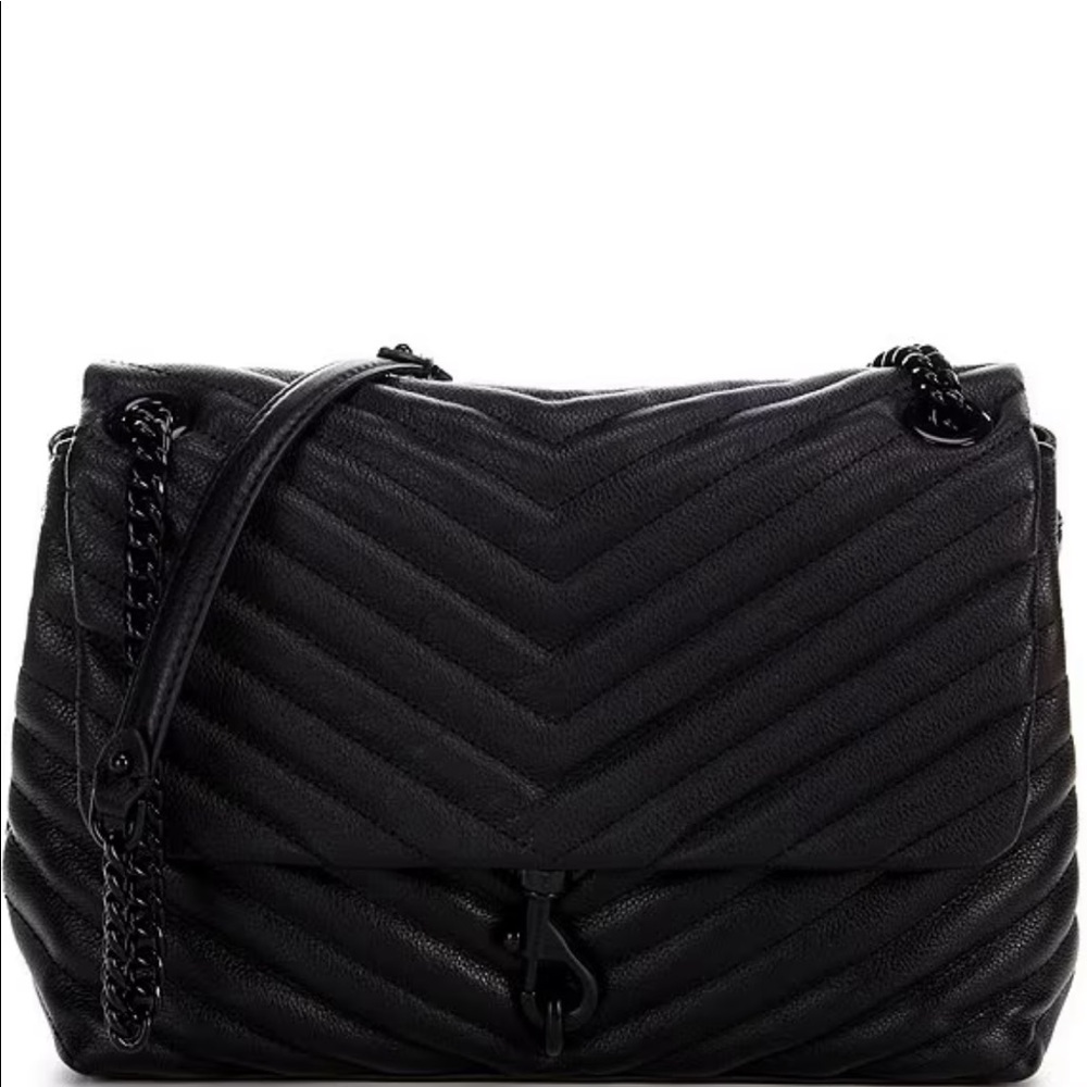 Rebecca mink off quilted bag